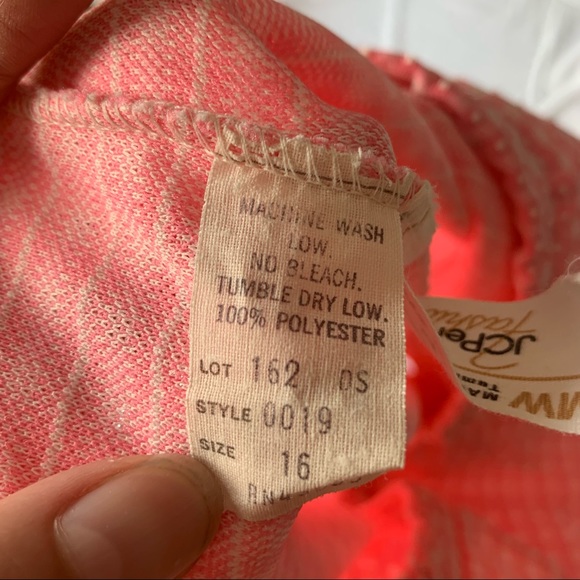 Vintage Pink Gingham Trouser Pants - Picture 9 of 9